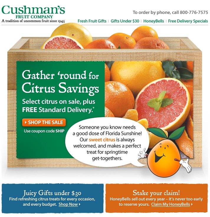 Graphic Design for Cushman’s Fruit Company