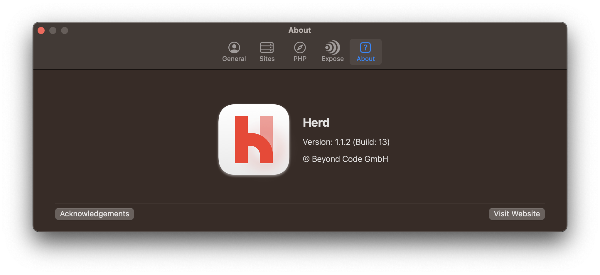 Create a new Laravel app on MacOS using Laravel Herd