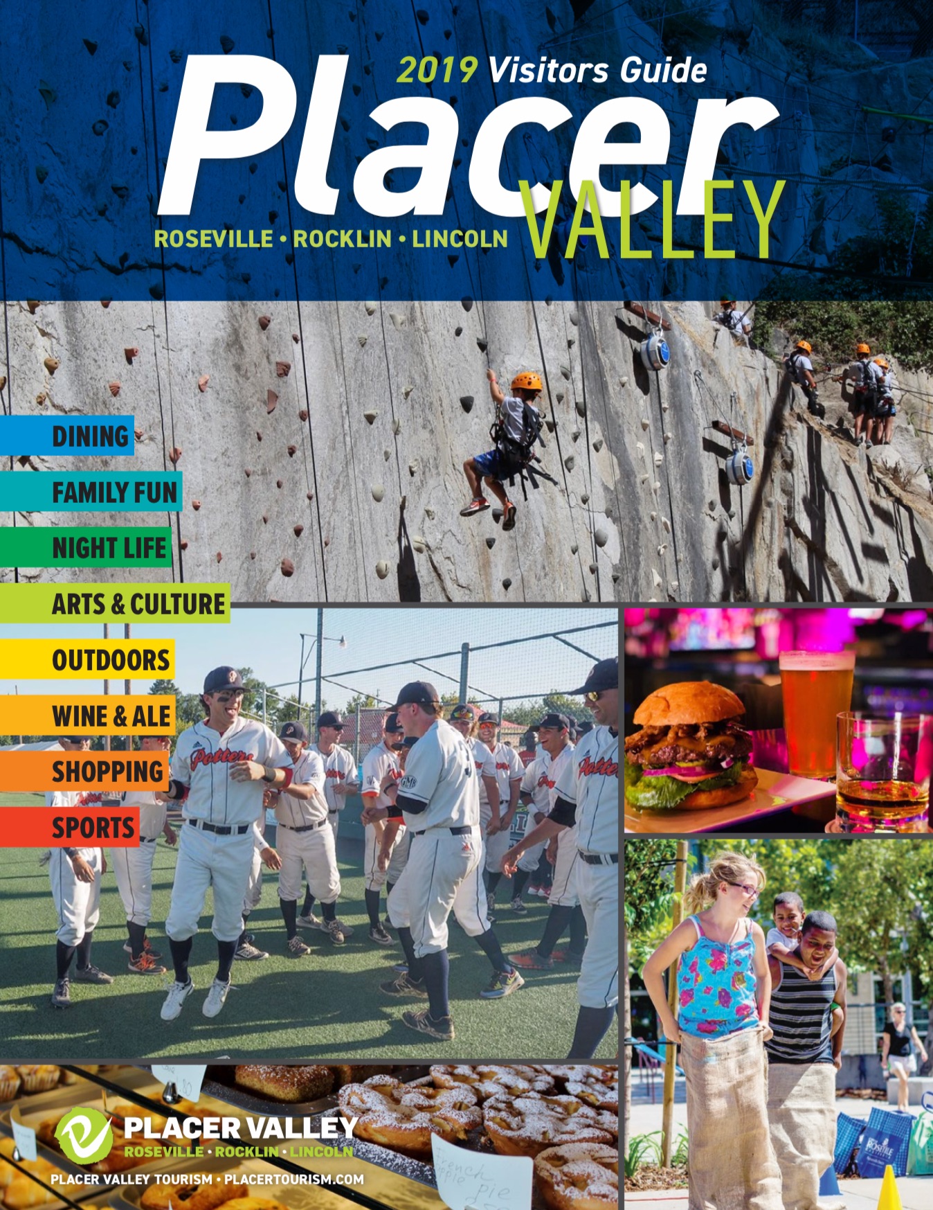 Page Design for Placer Valley Visitors Guide
